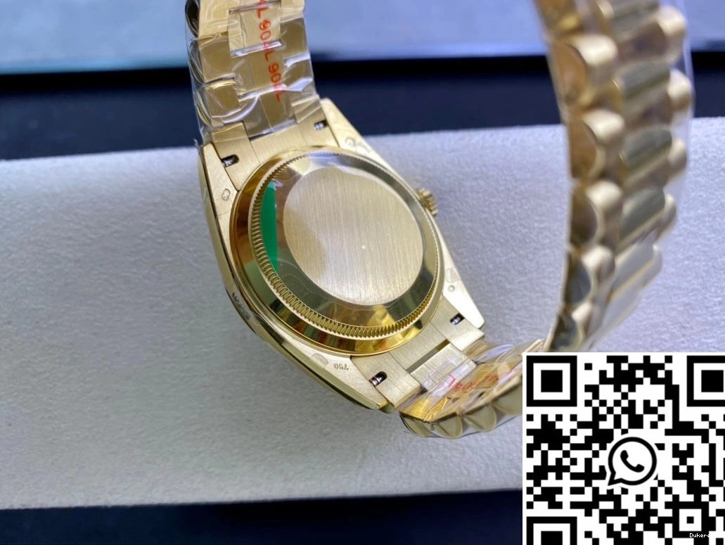 Yellow 1009 Contemporary EW M128238-0069 Factory Rolex Gradual Green Gold Day-Date Dial 0722